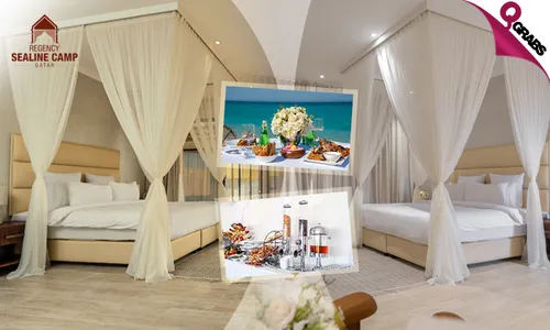 Arabian Desert Adventure: Breakfast & Dinner, Beach Access, Overnight Stay & More at Regency Sealine 5-Star Luxury Resort!